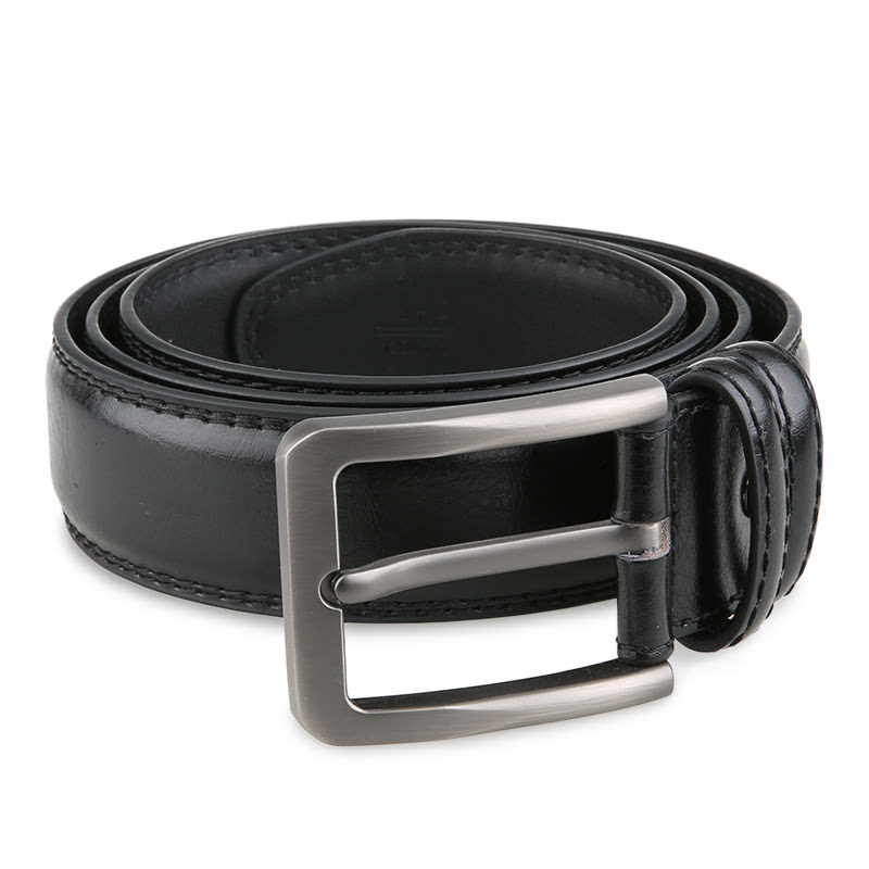 ATVERSO Leather Mens Belt Black 