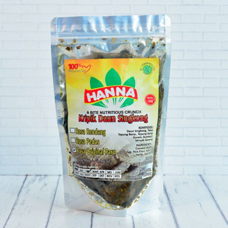 Keripik Daun Singkong Rasa Rendang 150 Gr Isi 2 Pack Istyle