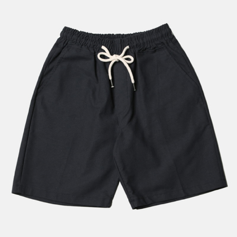 [BL2051]High Quality Banding Pants - Navy