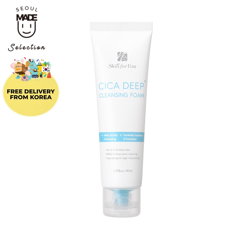 Skin For You Cica Deep Cleansing Foam 40Ml