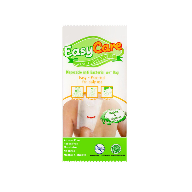 Easycare Wash Gloves Non Perfume 4 S