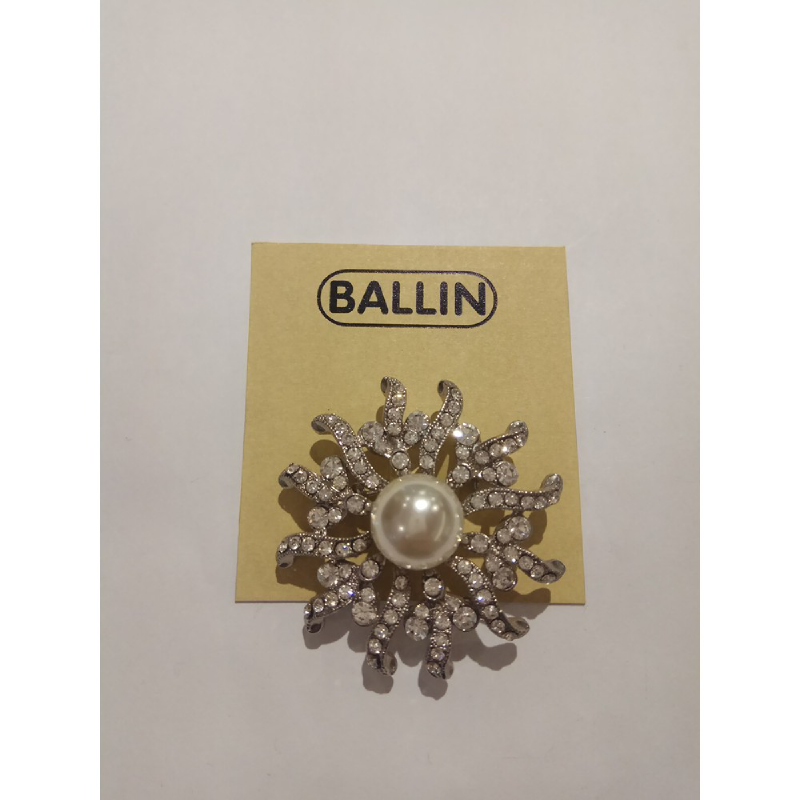 Ballin Women Brooch RF-BR5856G Silver