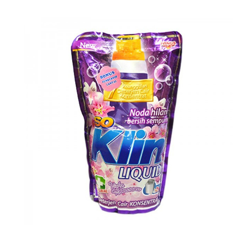 So Klin Detergent Liquid Violet Pouch 770Ml