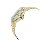Jam Tangan Wanita Alexandre Christie Passion AC 2723 LH BGPIV Ladies Silver Rose Motif Dial Gold Mesh Strap
