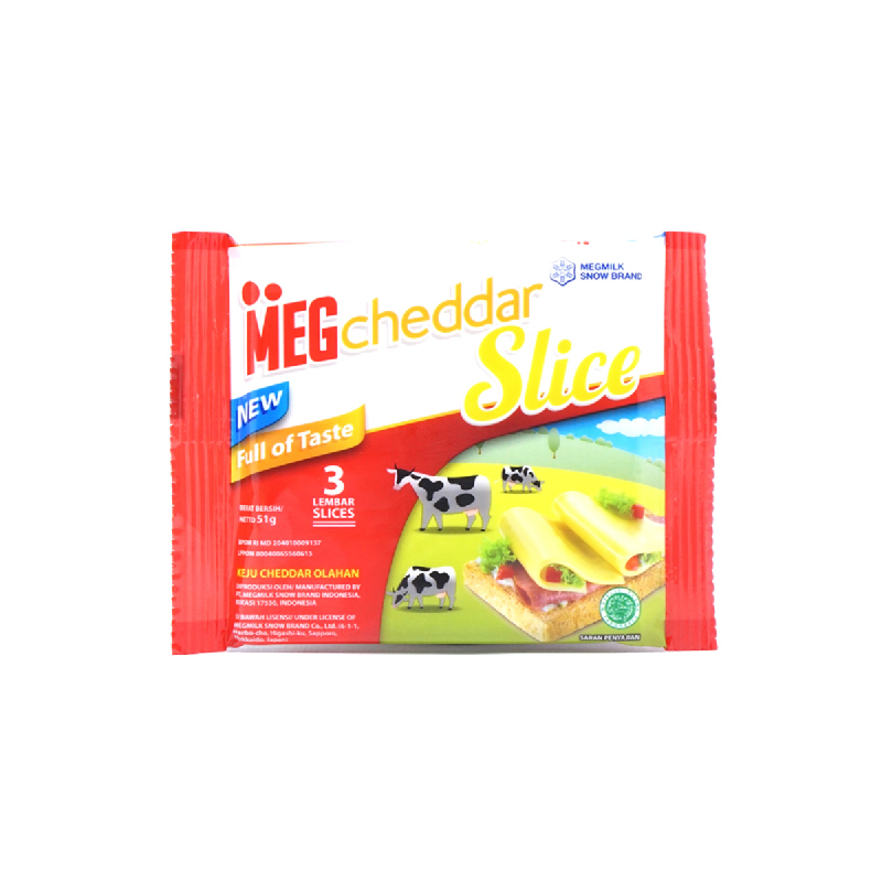 Meg Cheddar Slice 3s