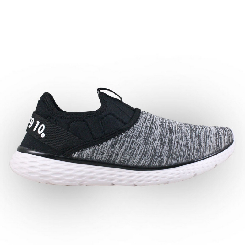 910 NINETEN Osaka Sepatu Olahraga Lari Unisex - Abu Hitam