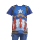 Civil War Captain America Body T-shirt Kids Blue