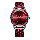 Alexandre Christie Passion AC 2908 LDBIGRE Ladies Red Dial Red Mesh Stainless Steel Strap