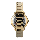 Alexandre Christie Passion AC 2907 BS BGPIV Ladies Gold Dial Gold Stainless Steel Strap