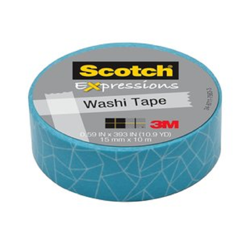Scotch C314-P28 Expressions Washi Tape Crack
