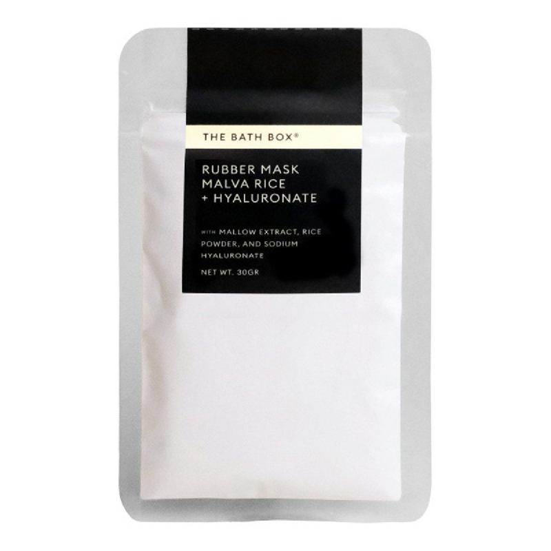 The Bath Box Rubber Mask Malva Rice + Hyaluronate 30gr