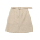 Linen Vent Ring Skirt - BEIGE