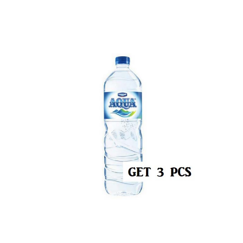 Aqua Mineral Water 1500 Ml (Get 3)