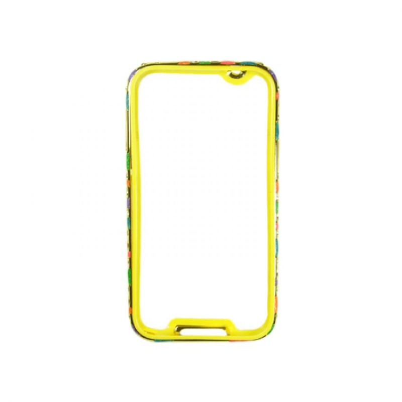 Metal bumper with TPU protection for Samsung Galaxy Note 3 Gold Frame-Colorful