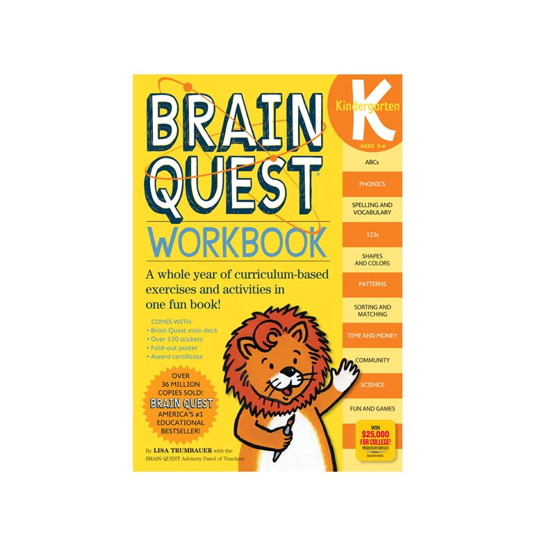 Brain Quest Workbook - Kindergarten Ages 5-6