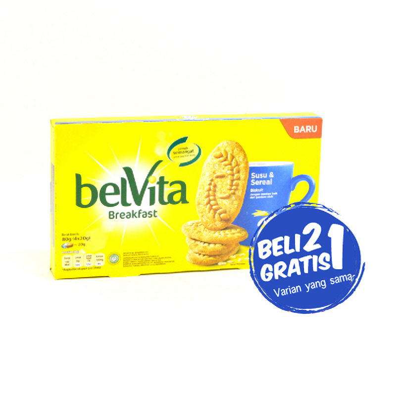 Belvita Milk And Cereal 80G (Buy 2 Get 1)