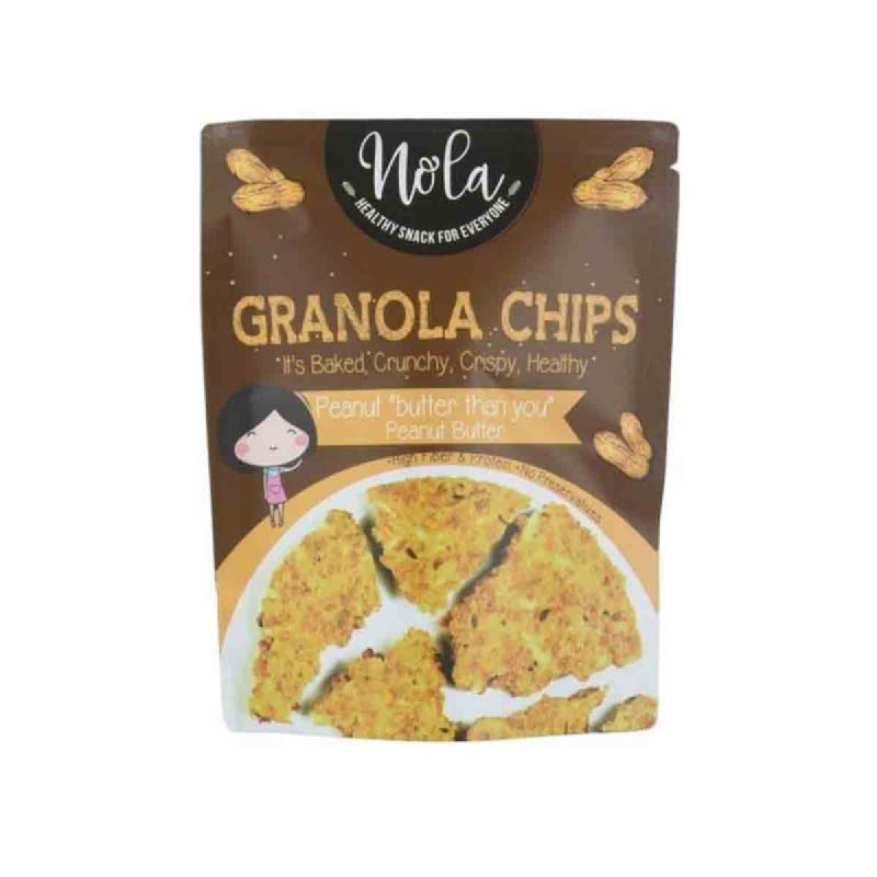 Nola Granola Chips Peanut Butter 100 G iStyle