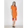 Edo Orange Zipper Dress