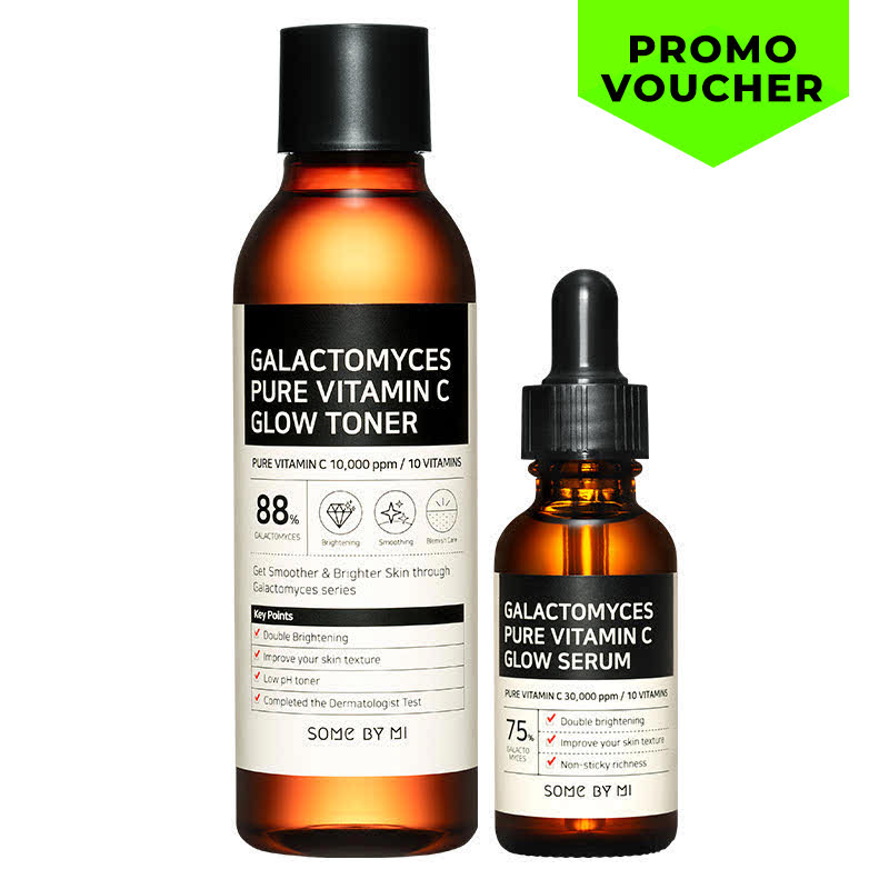 Some By Mi Galactomyces Pure Vitamin C Glow Toner + Galactomyces Pure Vitamin C Glow Serum