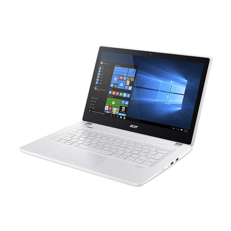 Aspire V3-372T-58S3 Notebook - White [4 GB DDR3 Core i5-6200U]
