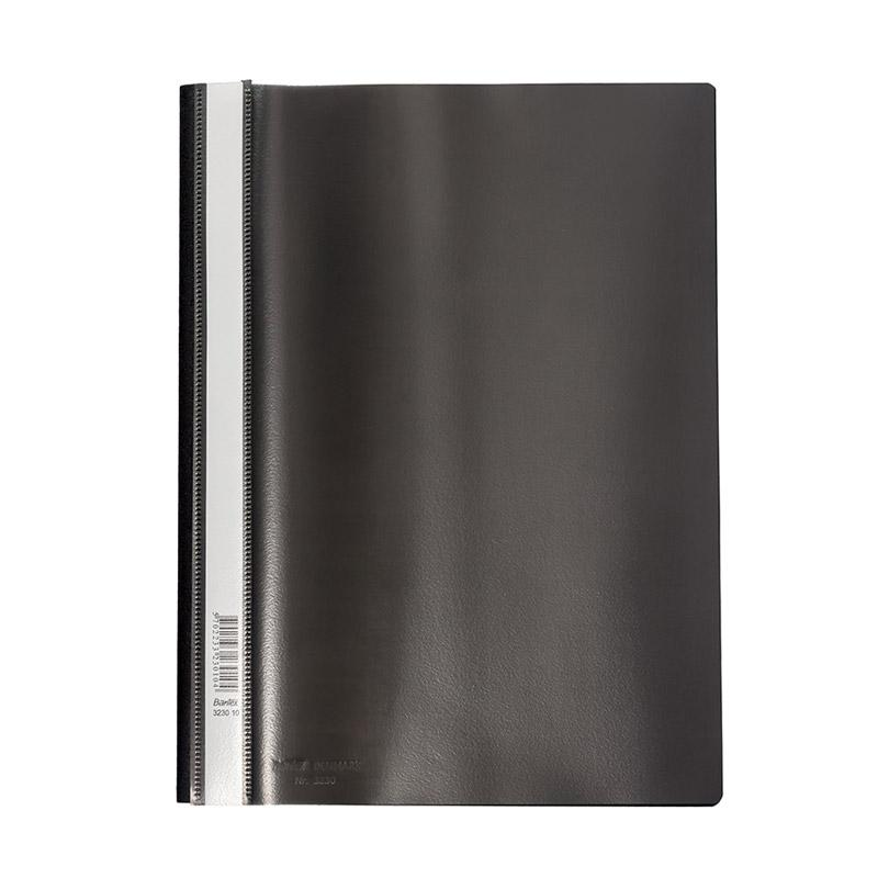 Bantex Quotation Folders with Coloured Back Cover A4 Black -3230 10