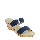 Andre Valentino Bess Wedges Navy