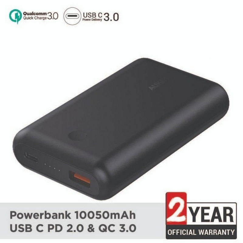 Aukey Powerbank 10050 mAh USB C PD 2.0 & QC 3.0 - 500278