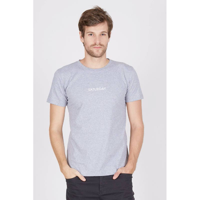 Men Days Saturday Tshirt Misty