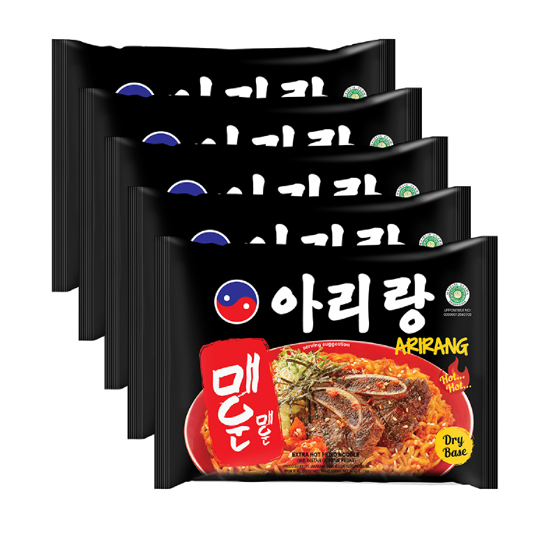 Arirang Extra Hot Fried Noodle (5 Pcs)