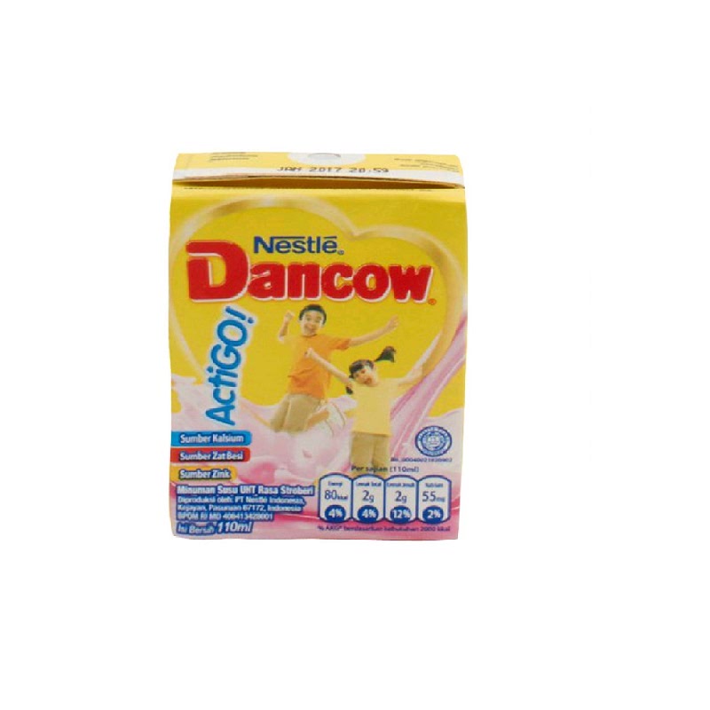 Dancow Actigo Strawberry Uht Tp 110Ml