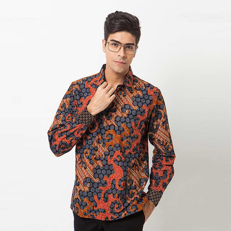 Batik Lengan Panjang A-LS-0789-BLK Black