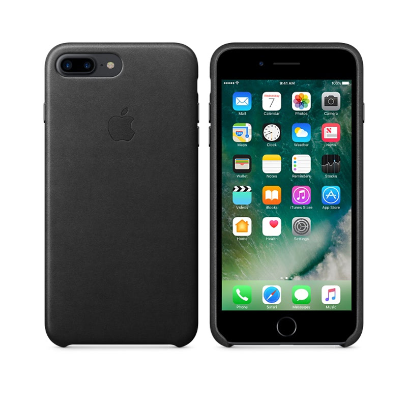 iPhone 7 Leather Case - Hitam