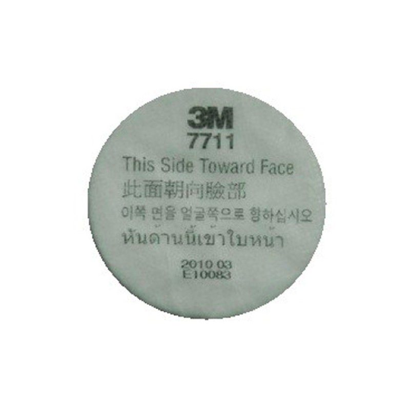 3M 7711 Pre-Filter For Mask 3100 - 3200 Series