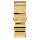 Alexandre Christie AC 9100 LH BGPBA Unisex Digital Dial Gold Stainless Steel Strap