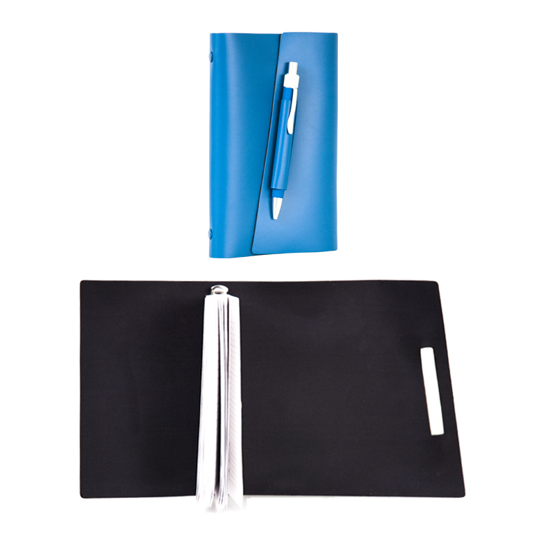 Highpoint Nudesign Agenda with Pen+inside sheet-Cobalt