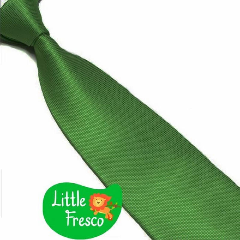 Little Fresco - Dasi Panjang Anak Hijau Kids Neck Tie Green
