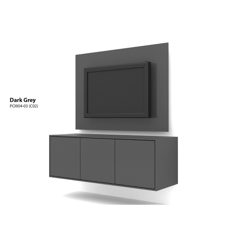 Case Cabinet TV Panel Dark Grey PCI004-03-C02