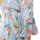 Kakuu Flounce Floral Dress Skyblue Tone