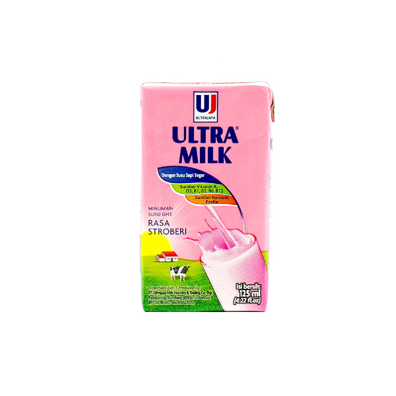 Ultra Milk Strawberry 125 Ml