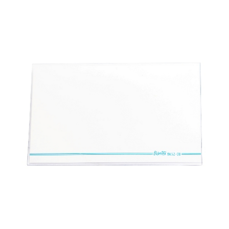 Bantex Name Card Holder Plastic 55x90mm Transparent -8652 08