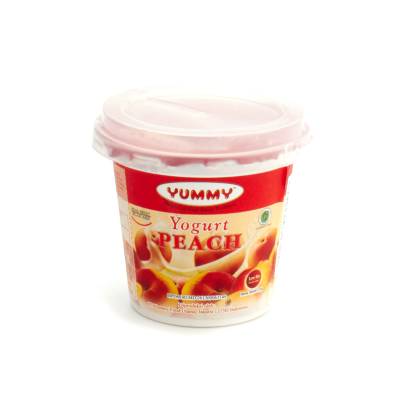 Yummy Yoghurt Frt Peach 125Gr
