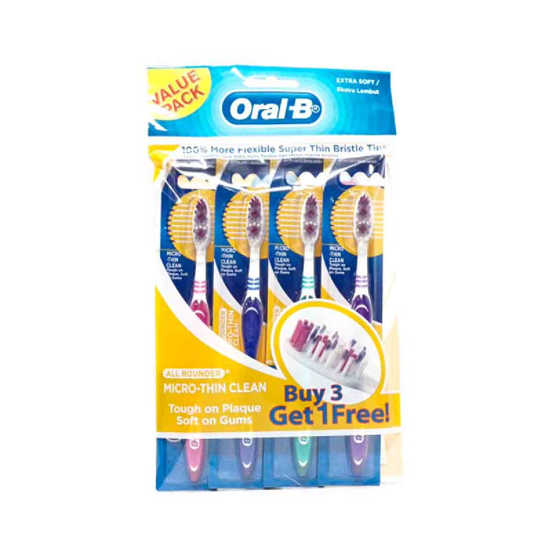 Oral B Tb All Rounder Micro Thin Clean X Soft 4 S