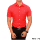 Gudang Fashion Baju Atasan Kemeja Pendek Pria Merah SHT 471