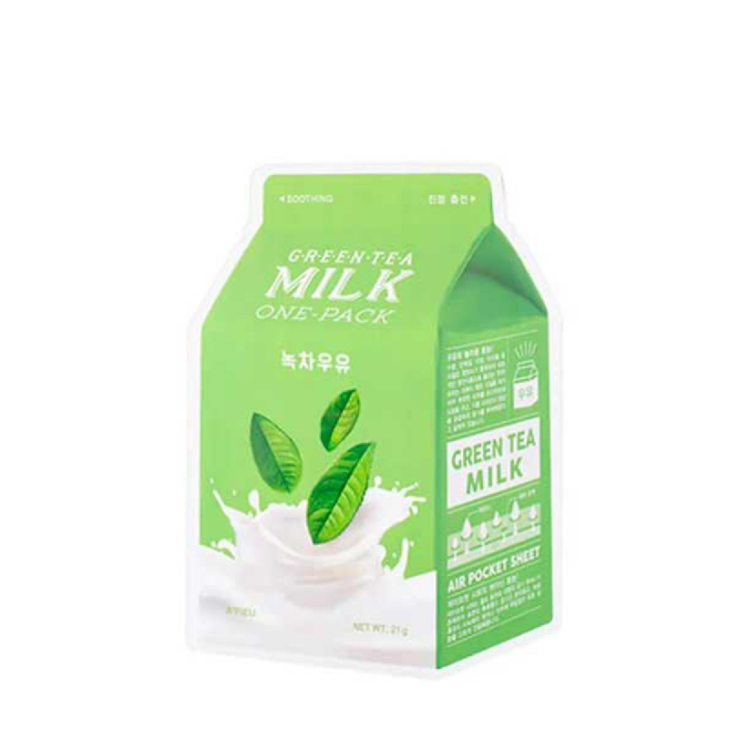Apieu Green Tea Milk One Pack Mask 21G