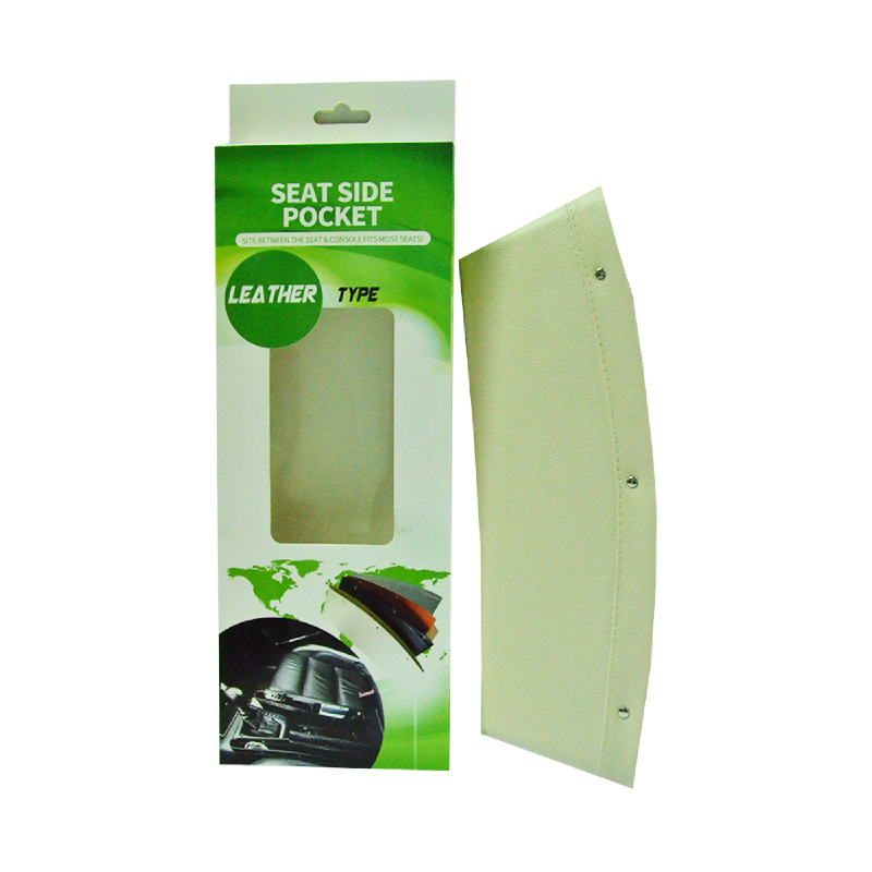 AB Seat Side Pocket Leather Type Aksesoris Mobil CA008 Beige 