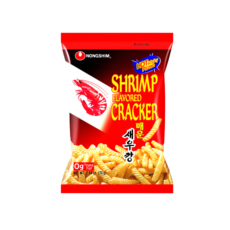 Nong Shim Cracker Shrimp Hot 75 Gr