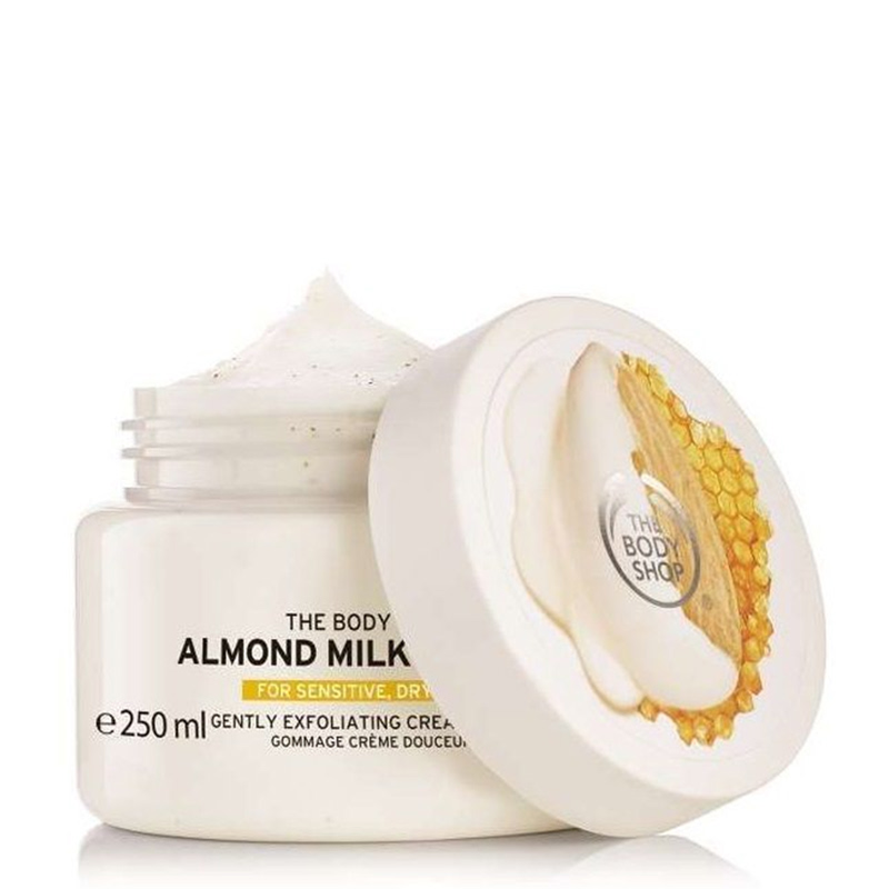 The Body Shop Almond Milk & Honey Gently Exfoliating Cream Body Scrub 250ml