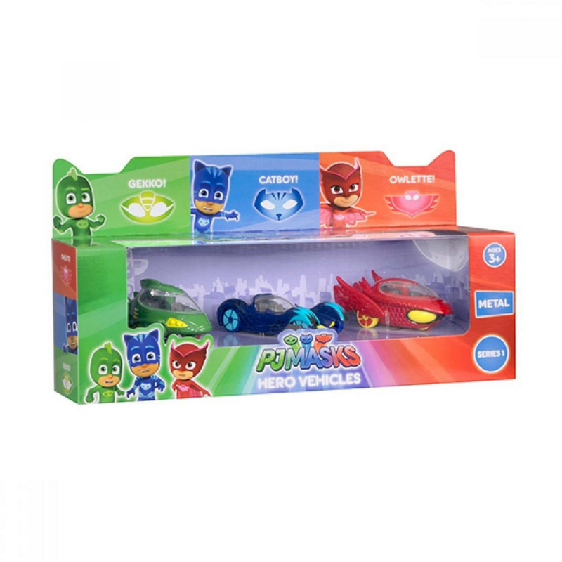 Pj Masks 3 Die Cast Vehilce 3pk Ilotte