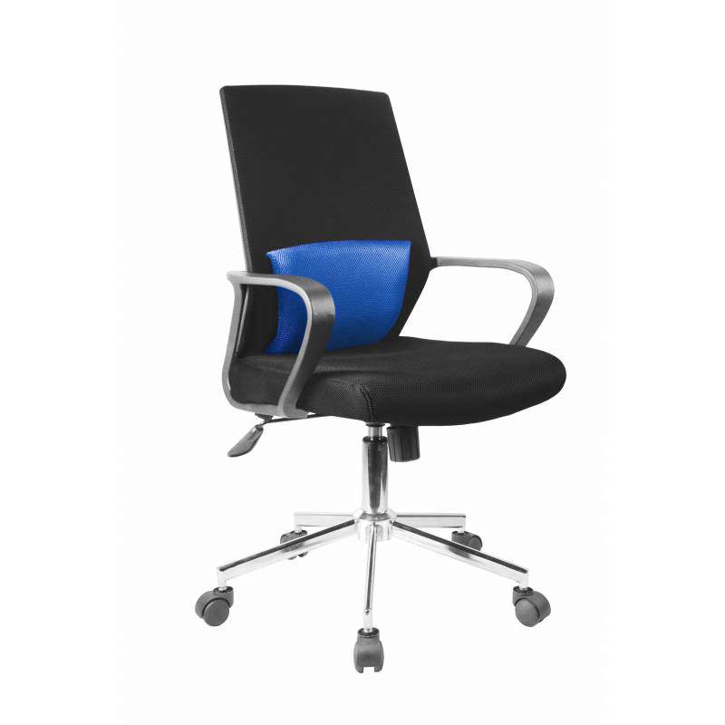 JYSK Office Chair Dankert Mesh Fabric Black Blue