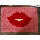 Keset Kaki Handtuft Halus Unik Gambar Bibir Seksi Berkualitas 40x60 cm